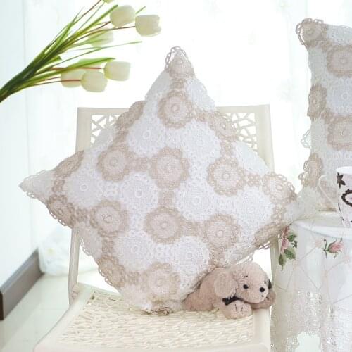 Suitable For Multiple Scenarios Lace Design throw Pillow Covers Decorative Sofa Various Chair Cushion covers