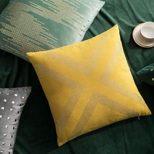 Cushion Cover Glitter Stone Dot Pillow Covers Decorative 45X45 Morden Simple Sofa Pillowcase for Home Decor Luxury Pillow Cases