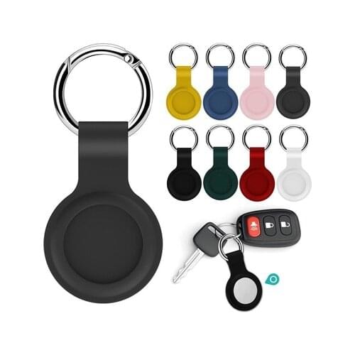 2021 new protective cover position tracker silicone cover for AirTags Tracker silicone anti-lost keychain for Apple Airtags