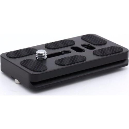 New PU70 Universal Quick Release Plate for Arca Benro B2 B3 J1 J2 Ballhead Black Tripod Monopods