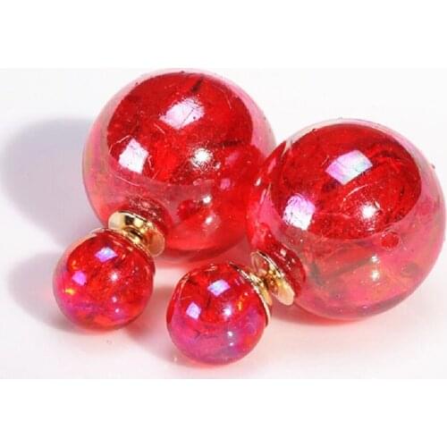 Brand new elegant imitation pearl earrings for women lovely opal beads earrings for gift