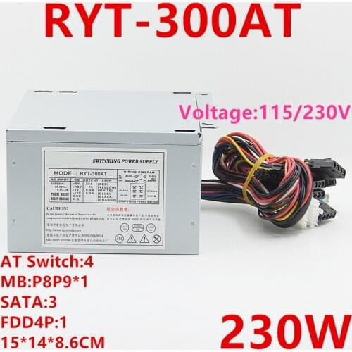 New Original PSU For Roeyuta AT PSII 230W Power Supply RYT-300AT