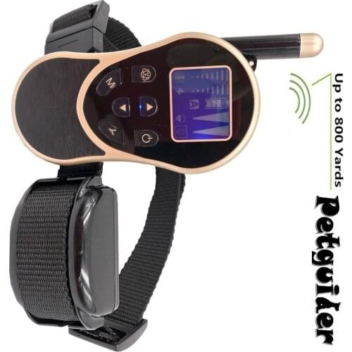 NEW Pet Training Collar Electric Pet Training Collar Large Dog Training Collier Anti Aboiement 800m Wireless Remote Control E167