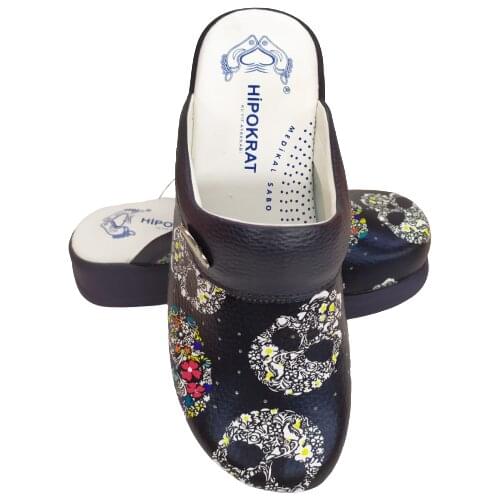 Orthopedic Sabo Slippers Doctor Nurse Hospital Cook Slippers Medical Slippers Heel Spur Reinforced Flat Sole Embossed Slippers