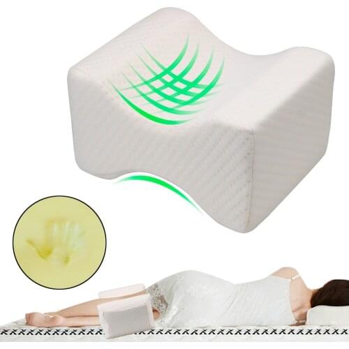 Wedge Sleeping Pillow Align Spine Side Sleeping Clip Leg Pillow Slow Rebound Memory Foam Pregnancy Body Pillows