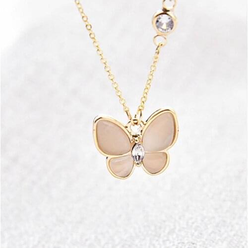 Casual Necklaces Skin-friendly Polishing Surface Copper Glossy Appearance Stylish Collarbone Necklace Jewelry Anniversary