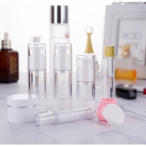 5ml/10ml Vacuum plastic bottle Pressing Foundation Essence lotion Shampoo Body wash Portable small empty bottle