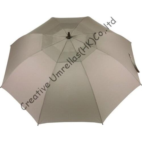 Windproof,anti-static straight golf umbrellas 14mm fiberglass shaft,business umbrellas,auto open,double layers
