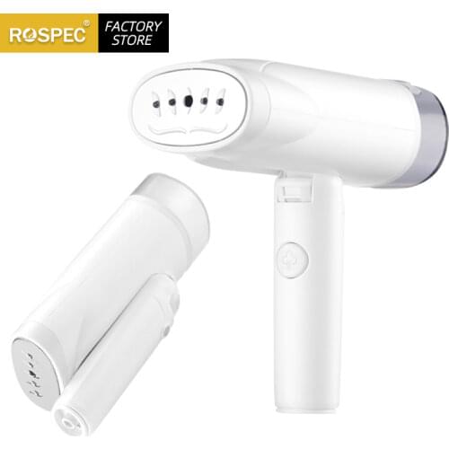 ROSPEC High Power Handheld Garment Steamer Portable Folding Steamer Handheld Vertical Steam Iron for Clothes Home Traveling