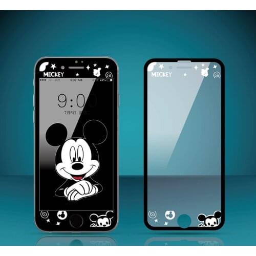 Disney Mickey Tempered Glass For Iphone 6 7 8 Screen Protector Protective Film For Iphone 6 7 8 Plus Glass For Iphone SE 2020