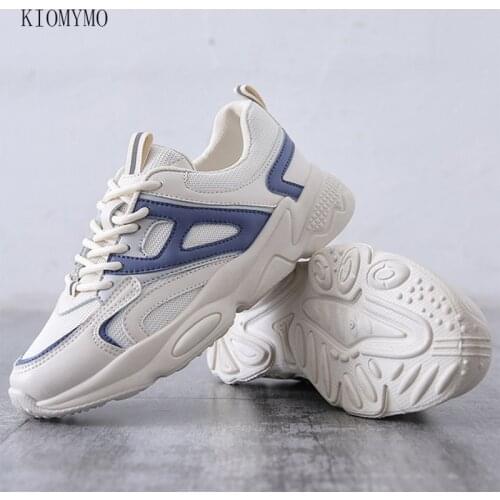 2021 Autumn Korean Version Of Mesh Breathable Running Casual Womens Shoes Tide Light Soft Sole Comfortable Womens Shoes