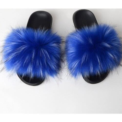 Womens Sandals 2021Fur Slippers Faux ,Fur Fluffy Slippers ,Summer Outdoor Slippers ,Sandal,Original Shoes