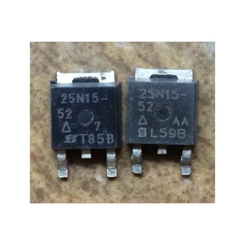 10pcs / lot SUD25N15-52 25N15 25N15-52 TO252