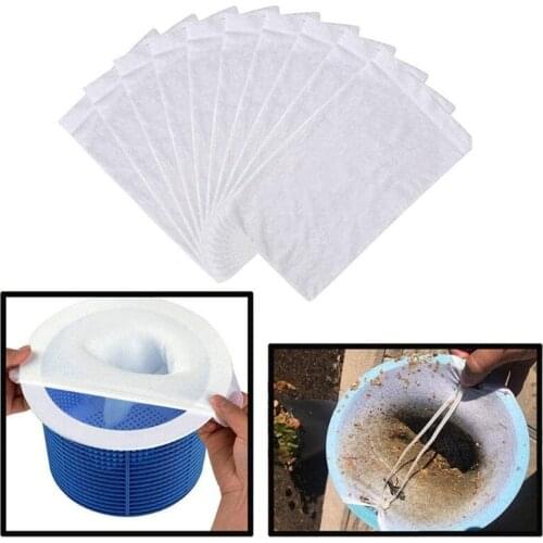 15Pcs Pool Skimmer Socks Swimming Pool Garbage Sets Pool Basket Filter Socks Trash Socks for Swimming Pool Basket