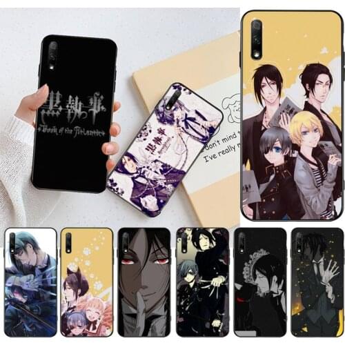 Anime Butler Kuroshitsuji Soft Phone Case Cover for Huawei Honor 30 20 10 9 8 8x 8c v30 Lite view pro