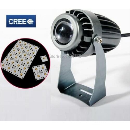 CREE 10W COB LED Sky Searchlight Outdoor Waterproof LED Spot Light High Brightness,Long Range Square Night View Free Shipping