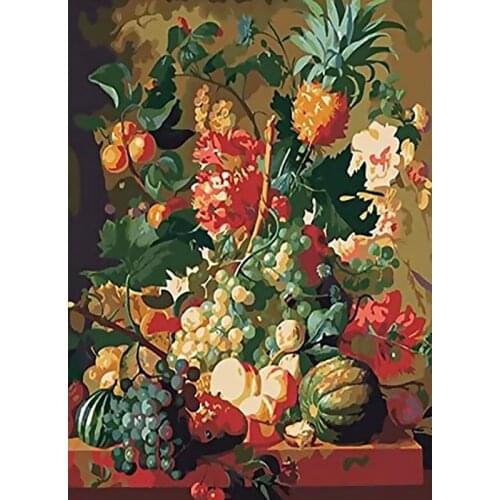 Flowers DIY Painting By Numbers Canvas Drawing Sunflower Figure Oil Painting HandPainted Home Decor Gift