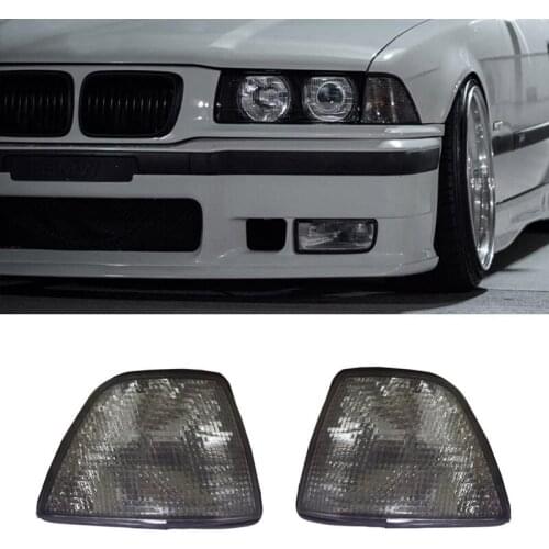 For-BMW E36 3-Series 1992-1998 4DR Sedan/Hatchback (318I 318Ti 323I 325I 328I) Euro Corner Lights Cover 63138353279