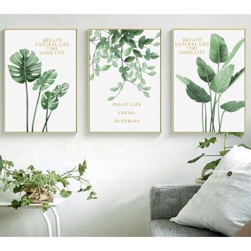 Tropical Plant Series painting Canvas Painting Picture Wall Art Prints Poster Bedroom Living Room Home Decor
