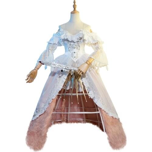 Anime Identity V Madame Deficit Marie 2nd Anniversary Bella Donna Dress Bloody Queen Mary Cosplay Costume Halloween Fancy Suits
