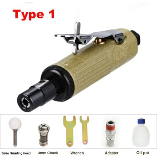 1/4" Mini Pneumatic Die Grinder Mill Engraving Tool Angle Grinding/Engraving/Tire Repair/Polishing Machine for Pneumatic Tools
