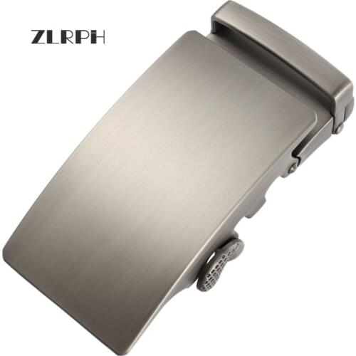 ZLRPH Fashion Designer Belts High quality alloy buckle for Not belt body Sliding Buckle Ratchet Luxury Men Automatic buckle