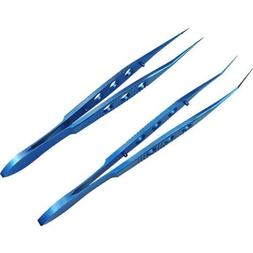 Eyebrow Hair Tweezer Fue Hair Transplant Forceps Hair Implanting Tweezer Titanium Hair Transplant Instrument
