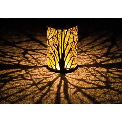 Hollow Maple Leaf Solar LED Lantern Light Waterproof Outdoor Hanging Lamp Garden Yard Path Lawn Patio Hang Lamp
