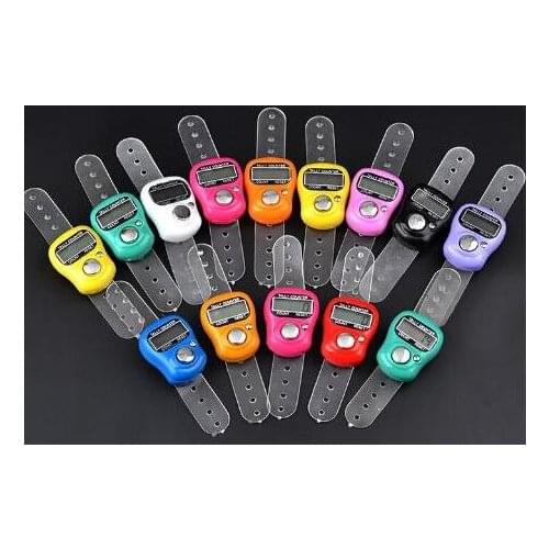 Party Favors Hot New Mini 5 Digit LCD Electronic Digital Golf Finger Hand Held Ring Tally Counter