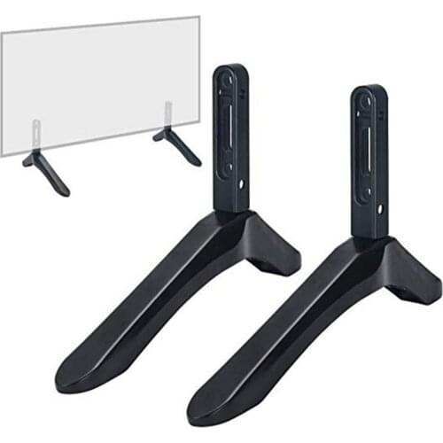 Universal TV Stand Base for 32-65in Plasma LCD TV Height Adjustable Monitor Mount Bracket with Padded Base Home Decorations