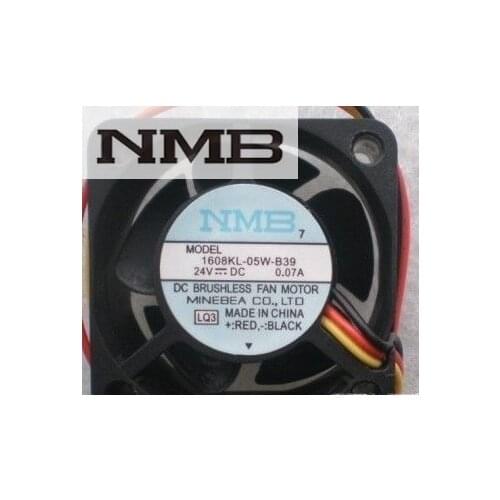 For NMB 1608KL-05W-B39 24V 0.07/0.08A 4CM 4020 3Wire Cooling fan, cpu cooler heatsink axial Cooling Fan
