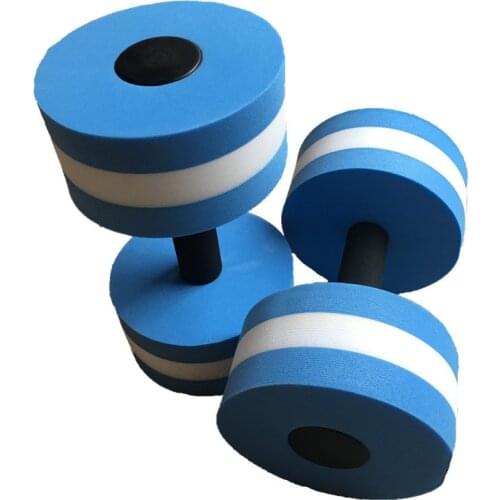 1pcs Yoga Fitness Pool Exercise EVA Water Aquatics Dumbbell Women Dumbbells Set for Fitness Training