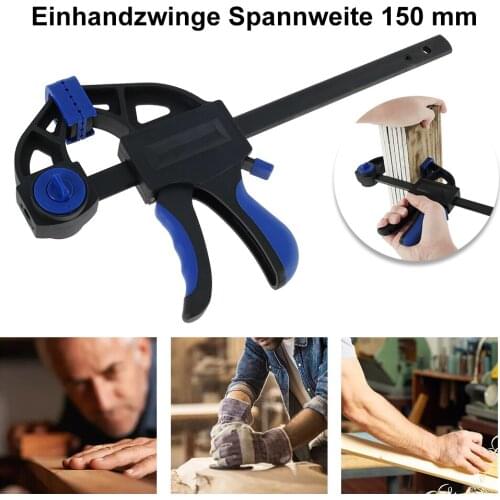 155mm Quick Ratchet F Clamp Wood Working Bar Clamp Clip Kit Spread Holder Carpentry Hand Vise Tool Woodworking Reverse Clamping