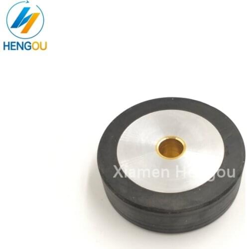 2 Pieces Free Shipping 66.891.020 Heidelberg CD74 PM74 XL75 machine rubber Wheel 66.020.118 41.016.270 48x14x8mm
