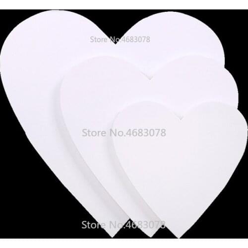 5Pieces Heart-shaped Cotton Wood Frame for Professional Artist Canvas Oil Painting Framed for Primed Oil Acrylic Paint Wholesale