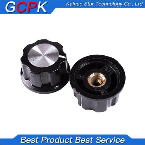 5pcs Hat MF-A03 potentiometer knob WH118/WX050 bakelite knob / copper core inner hole 6mm