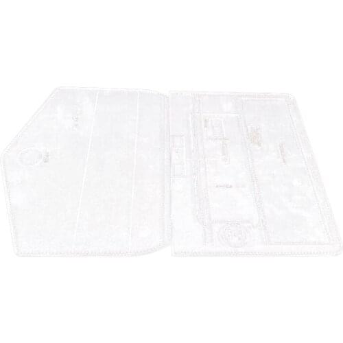 6Pcs/set Leather Acrylic Crossbody Bag Handbag Pattern Stencil Template Tool Set