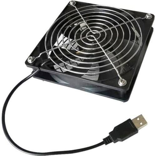 8CM 12CM Optical Cat Set-top Box Mute Radiator Wireless Router 5V USB Chassis Cooling Fan