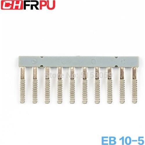 Side Plug Connector Din Rail Terminal block short circuit connection strip