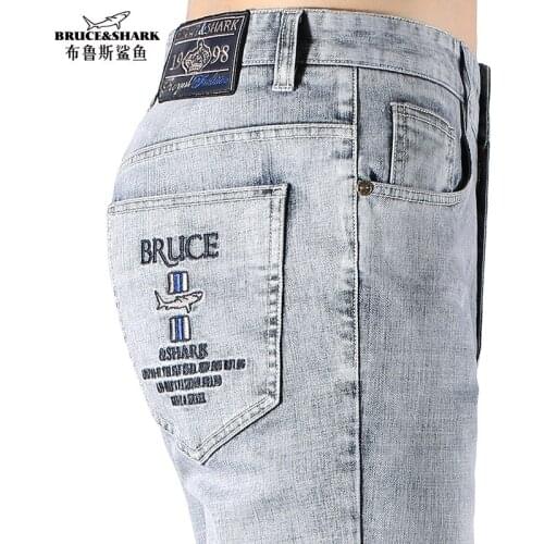 Мужские джинсы Bruce ＆ Shark China At AliExpress