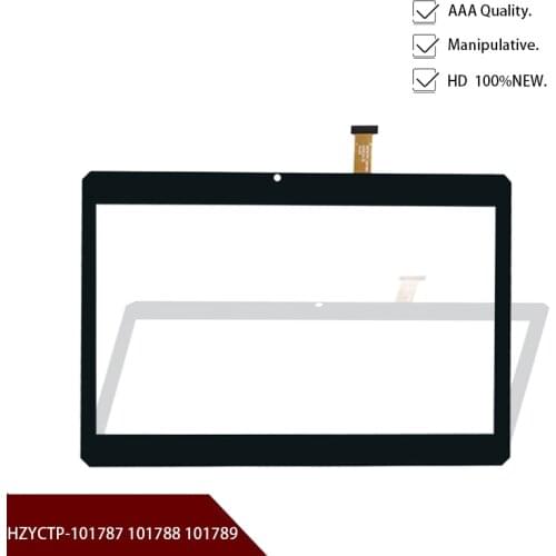 Black 100% New 10.1" Touch Screen Digitizer Glass Panel for HZYCTP-101787/101788 /101789 Replacement part Free shipping