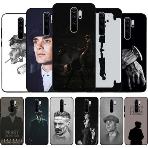 Peaky Blinders black Silicone Phone Case For Redmi note 9 8 7 Pro S 8T 7A Cover