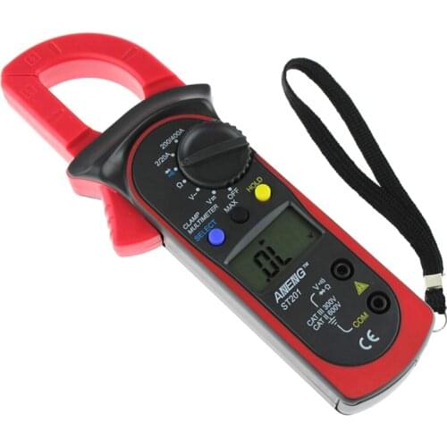 Digital LCD Disaplay Clamp AC/DC Multimeter Amp Volt Meter Resistance Tester