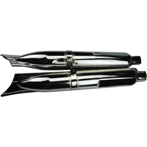 DUPANQ Motorcycle Exhaust Pipe Muffler Chrome or Black 24HP 32HP CJK750 Engine Ural Moto Case for R12 R71 M72 M1