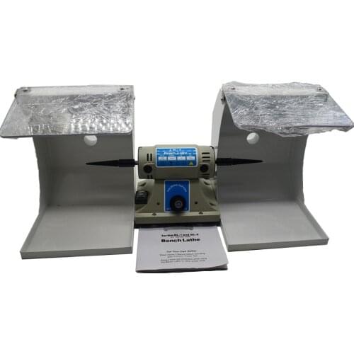 Mini Electric Polishing Machine Sanding Machine Electric Grinders Dust Collector Lathe Double-ended With Cover