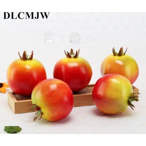 Artificial Fruits Foam Fake pomegranate Fruit Kitchen Table DIY Home Decoration Plastic Simulation Artificial Fruits foam