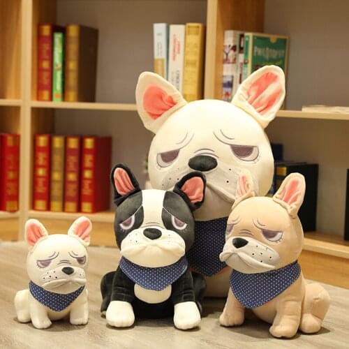 Kawaii Plush Bulldog Shar Pei Dog Toy Stuffed Animal Doll Corgi Dog Plush Toys Kids Birthday Gift Home Decor