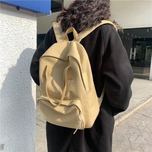 New Trend Backpack Fashion Casual Women Backpack Canvas Children Girl School Backpack Teenage Girl Female School Bags