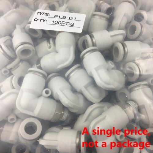 PL8-01 PL8-02 PL8-03 PL8-04 Pneumatic L type flexural connector