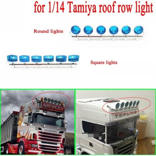 Roof Lamp Searchlight for 1/14 Tamiya RC Truck Car SCANIA R730 R470 R620 VOLVO FH12 FH16 ACTROS 3363 1851 MAN TGX Diy